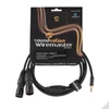 Kép 2/2 - Soundsation WM-MJ2XLR30 - Wiremaster adapterkábel Mini jack sztereo 3.5 - 2 x XLR papa / 3 m
