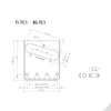 Kép 2/3 - TI-TC1-GG - Fixed Bridge for Telecaster (Chrome)