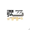 Kép 3/4 - GE1996TB-CK - Tremolo Bridge Floyd Style Gotoh (Cosmo Black)
