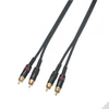Kép 1/2 - Soundsation WM-2RCA2RCA15 - Wiremaster adapterkábel 2 x RCA - 2 x RCA / 1.5 m