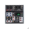 Kép 2/3 - Soundsation MIOMIX 202UFX - 4-csatornás Professzionális Audió keverő Digitális Multi-Effect és 24-bit/96kHz USB I/O hangkártyával