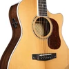 Kép 3/16 - Cort Gold-A8-NAT with case akusztikus gitár Fishman elektronikával, félkemény tokkal, All solid, natúr