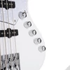 Kép 4/16 - Cort NJS5-WHT with bag elektromos basszusgitár, 5 húros, prémium tokkal, fehér