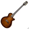 Kép 1/17 - Cort Sunset Nylectric DLX-TSB with bag elektro-klasszikus gitár Fishman elektronikával, prémium tokkal, Tobacco Sunburst