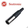 Kép 1/2 - Seetronic ST102 Mini XLR lengő papa csatlakozó, 3 pólusú