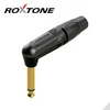 Kép 1/3 - Roxtone RJ2RP-BG Mono 6,3 pipa jack dugó aranyozott (fekete)