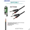 Kép 3/3 - Roxtone RACC100L1 2x6,3 Jack - 2x6,3 Jack kábel, 1m