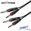 Kép 1/2 - Roxtone SACC100L6 Smart series 2x6,3 Jack - 2x6,3 Jack kábel, 6m