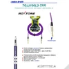 Kép 3/3 - Roxtone TGJJ100L3-TPR 6,3 Jack - 6,3 Jack professzionális gitárkábel, 3m (transparent lila)