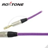 Kép 2/3 - Roxtone TGJJ100L5-TPR 6,3 Jack - 6,3 Jack professzionális gitárkábel, 5m (transparent lila)