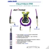 Kép 3/3 - Roxtone TGJJ110L5-TPR 6,3 Jack - 6,3 pipa Jack professzionális gitárkábel, 5m (transparent lila)