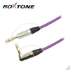 Kép 2/3 - Roxtone TGJJ110L3-TPR 6,3 Jack - 6,3 pipa Jack professzionális gitárkábel, 3m (transparent lila)