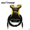 Kép 1/2 - Roxtone GGJJ100L5 6,3 Jack mono - 6,3 Jack mono professzionális gitárkábel, 5m (fekete)