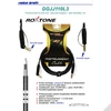 Kép 2/2 - Roxtone GGJJ110L3 6,3 Jack mono - 6,3 pipa Jack mono professzionális gitárkábel, 3m (fekete)