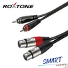 Kép 1/2 - Roxtone SACC170L3 Smart series 2xXLR(m) - 2xRCA kábel, 3m