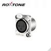 Kép 1/2 - Roxtone RX3FD-NT XLR mama, szerelhető, 3 pólusú, (ezüst)