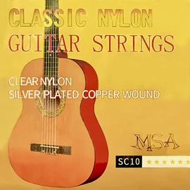 MSA SC-10 silver plated klasszikus gitár húrszett