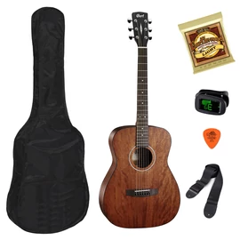 Cort AF510M-OP akusztikus folkgitár szett, mahagóni