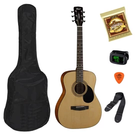 Cort AF510-OP akusztikus folkgitár szett, matt natúr