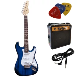 Vision EK-304 BL, 3/4-es gyermek elektromos gitár alap szett 1