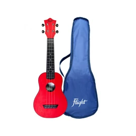 Flight TUS-35 RD – piros színű szoprán utazó ukulele
