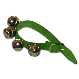 Csuklócsengő bőr szíjjal (4 csöngős)