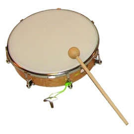 Hangolható tornadob fa testű, 20 cm