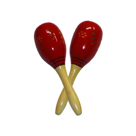 Festett fa maracas párban