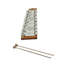 1 oktávos diatonikus metalofon (C'-C")