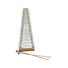 2 oktávos diatonikus metalofon (G-G")