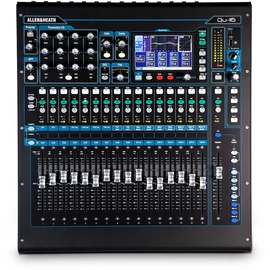 Allen&Heath QU16 Rackméretű, 19" digitális hangkeverő, 16 monó mic/line és 2 sztereó bemenet, sztereó analóg és AES/EBU kimenet, 10 XLR aux kimenet.