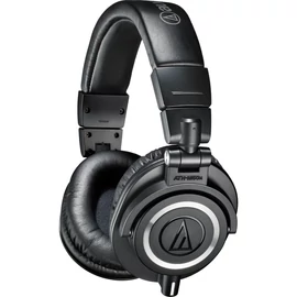 Audio-Technica ATH-M50x, preciziós zárt stúdiófejhallgató, összecsukható, 3db lecsatolható kábellel