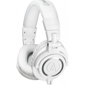 Audio-Technica ATH-M50xWH, preciziós zárt stúdiófejhallgató, összecsukható, 3db lecsatolható kábellel