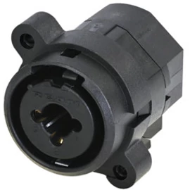 REAN 3P XLR - 6,3 mm sztereó jack COMBO mama csatlakozóaljzat, Jack és földkontaktus