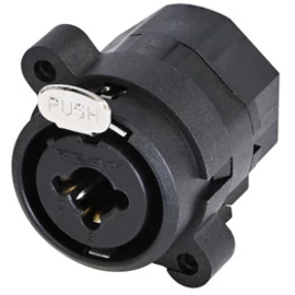 REAN 3P XLR - 6,3 mm sztereó jack COMBO mama csatlakozóaljzat, kapcsolható jack