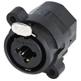 REAN 3P XLR - 6,3 mm sztereó jack COMBO mama csatlakozóaljzat