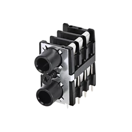 Neutrik NSJ12HC -  dupla sztereó jack aljzat