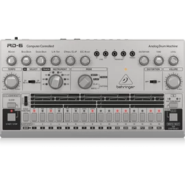 Behringer RD-6-SR analóg dobgép szekvenszerrel, ezüst