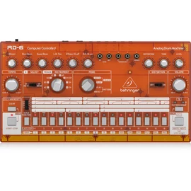 Behringer RD-6-TG analóg dobgép szekvenszerrel, narancssárga