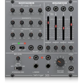Behringer 305 EQ/MIXER/OUTPUT Eurorack keverőmodul