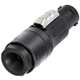 Neutrik NAC3FX-W-TOP-L 3 pólusú hálózati, mama lengő csatlakozó (CBC) kültéri kivitelben, nagy átmérőjű kábelekhez (IP65, 250V/16A)