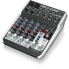 Behringer XENYX QX602MP3 analóg keverő MP3 lejátszóval