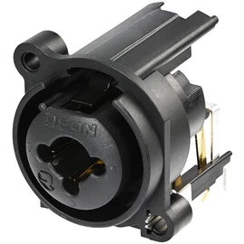 REAN 3P XLR - 6,3 mm sztereó jack COMBO mama csatlakozóaljzat, kapcsolható jack