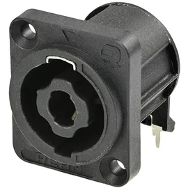 REAN 4P Hangfalcsatlakozó aljzat, vízszintes NYÁK-ba ültethető