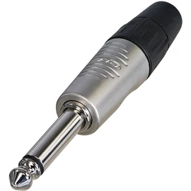 REAN Mono 6,3mm JACK krómozott ház, ónozott érintkezők, ömlesztett csomagolás