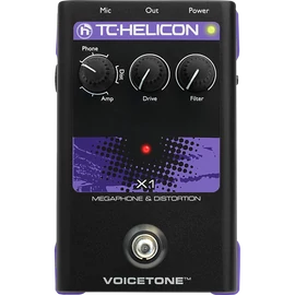 TC Helicon VoiceTone X1 megafon és torzító ének effekt pedál
