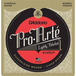 D'Addario EJ45LP klasszikus gitár húrkészlet pro-arte, húrkészlet, nylon/silver wound, normal tension