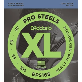 D'Addario EPS165 basszus gitár húrkészlet 45-105 Prosteels, széria XL long scale