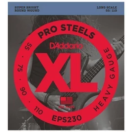 D'Addario EPS230 basszus gitár húrkészlet 55-110 Prosteels, széria XL long scale