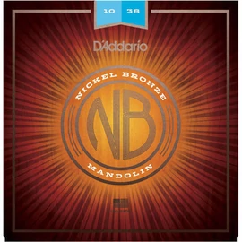 D'Addario NBM1038 mandolín húrkészlet 010-038, nickel-bronze, light